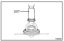 INSTALL REAR DIFFERENTIAL CASE BEARING