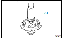 INSTALL REAR DIFFERENTIAL CASE BEARING