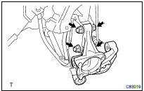 INSTALL REAR AXLE CARRIER SUB-ASSY LH