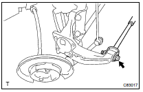  TEMPORARILY TIGHTEN REAR SUSPENSION ARM ASSY 