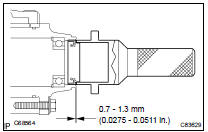  INSTALL TRANSFER RH BEARING RETAINER OIL SEAL