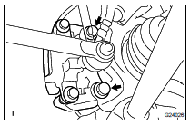 SEPARATE REAR DISC BRAKE CALIPER ASSY LH