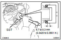 INSTALL TRANSFER CASE OIL SEAL