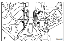 INSTALL REAR AXLE CARRIER SUB-ASSY LH