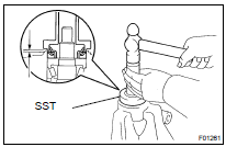 INSTALL REAR DIFFERENTIAL CARRIER OIL SEAL