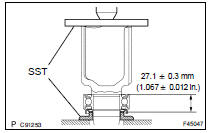 INSTALL FRONT DRIVE SHAFT DUST COVER