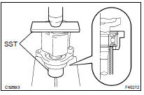 INSTALL DRIVE SHAFT BEARING CASE SUB ASSY