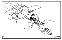  INSTALL REAR DRIVE SHAFT INBOARD JOINT ASSY LH