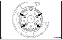 INSTALL REAR AXLE HUB & BEARING ASSY LH