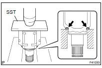 INSTALL FRONT DRIVE SHAFT DUST COVER LH