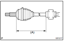 INSTALL FRONT DRIVE SHAFT DAMPER LH