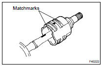  INSTALL REAR DRIVE SHAFT INBOARD JOINT ASSY LH