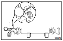INSPECT INTERMEDIATE SHAFT