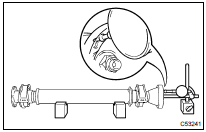INSPECT INTERMEDIATE SHAFT