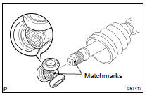 INSTALL FRONT DRIVE INBOARD JOINT ASSY LH