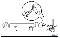 INSPECT INTERMEDIATE SHAFT