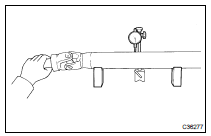 INSPECT PROPELLER SHAFT ASSY