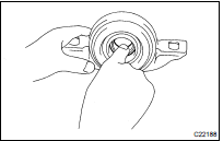  INSPECT CENTER SUPPORT BEARING ASSY NO.2