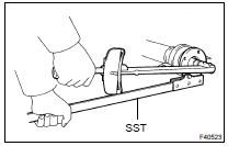  INSTALL CENTER SUPPORT BEARING ASSY NO.1