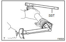 INSTALL CENTER SUPPORT BEARING ASSY NO.2