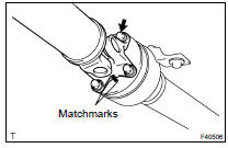 INSTALL PROPELLER SHAFT ASSY