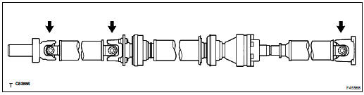 INSTALL PROPELLER SHAFT ASSY