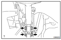 REMOVE FRONT AXLE ASSY LH