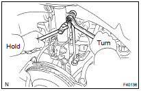 SEPARATE FRONT STABILIZER LINK ASSY LH