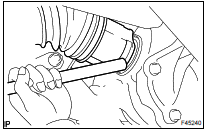 INSTALL REAR DRIVE SHAFT ASSY LH