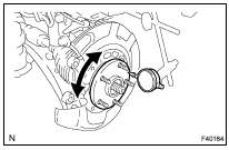 INSPECT AXLE HUB DEVIATION