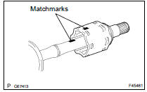 REMOVE FRONT DRIVE INBOARD JOINT ASSY LH