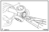 REMOVE FRONT DRIVE INBOARD JOINT ASSY LH