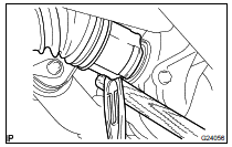 REMOVE REAR DRIVE SHAFT ASSY LH