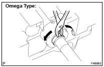 REMOVE FRONT DRIVE SHAFT DAMPER LH