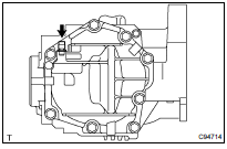 REMOVE TRANSFER CASE BREATHER PLUG