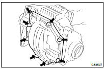 REMOVE TRANSFER CASE COVER NO.1