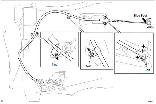 INSTALL PARKING BRAKE CONTROL PEDAL ASSY