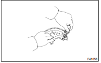 REMOVE PARKING BRAKE SHOE TYPE C WASHER