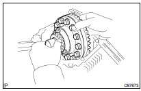 INSTALL TRANSFER RING GEAR MOUNTING CASE