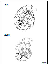 REMOVE PARKING BRAKE CABLE ASSY NO.3