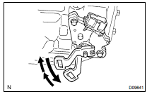 INSTALL PARK/NEUTRAL POSITION SWITCH ASSY