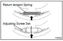 INSTALL PARKING BRAKE SHOE ADJUSTING SCREW SET