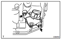 REMOVE PARK/NEUTRAL POSITION SWITCH ASSY