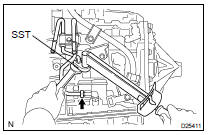  INSTALL OIL COOLER INLET TUBE NO.1