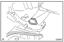 REMOVE FLYWHEEL HOUSING UNDER COVER