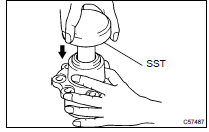 INSTALL TRANSFER RH BEARING RETAINER SUB-ASSY