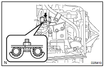  INSTALL OIL COOLER INLET TUBE NO.1