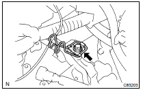 INSTALL TRANSMISSION CONTROL CABLE BRACKET NO.2