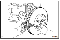 INSPECT DISC THICKNESS