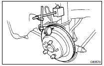 INSPECT DISC RUNOUT